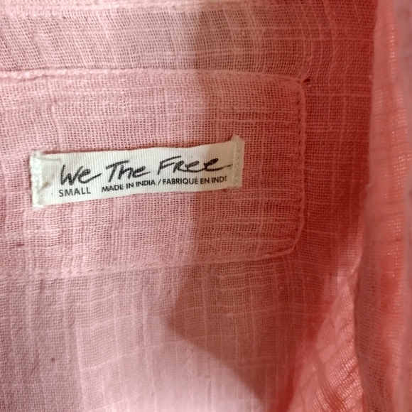 Free People We The Free One And Only Buttondown Top Dolman Oversized Sz S - Picture 8 of 11